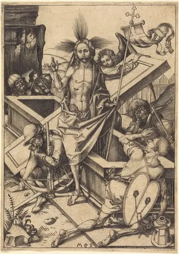 The Resurrection, by Martin Schongauer