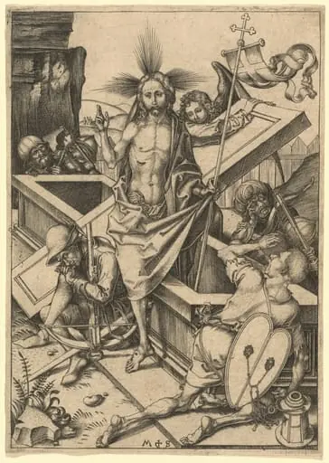 The Resurrection, by Martin Schongauer