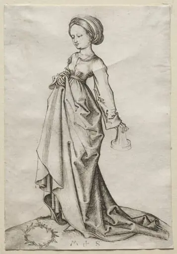 The Second of the Foolish Virgins, by Martin Schongauer