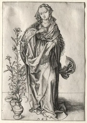 The Virgin of the Annunciation, by Martin Schongauer