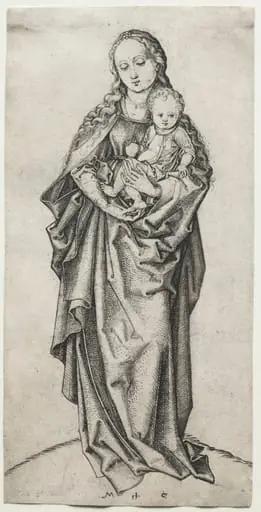 Virgin and Child with an Apple, by Martin Schongauer