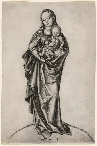 Virgin and Child with the Apple, by Martin Schongauer