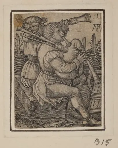Bagpipe Players, by Martin Treu
