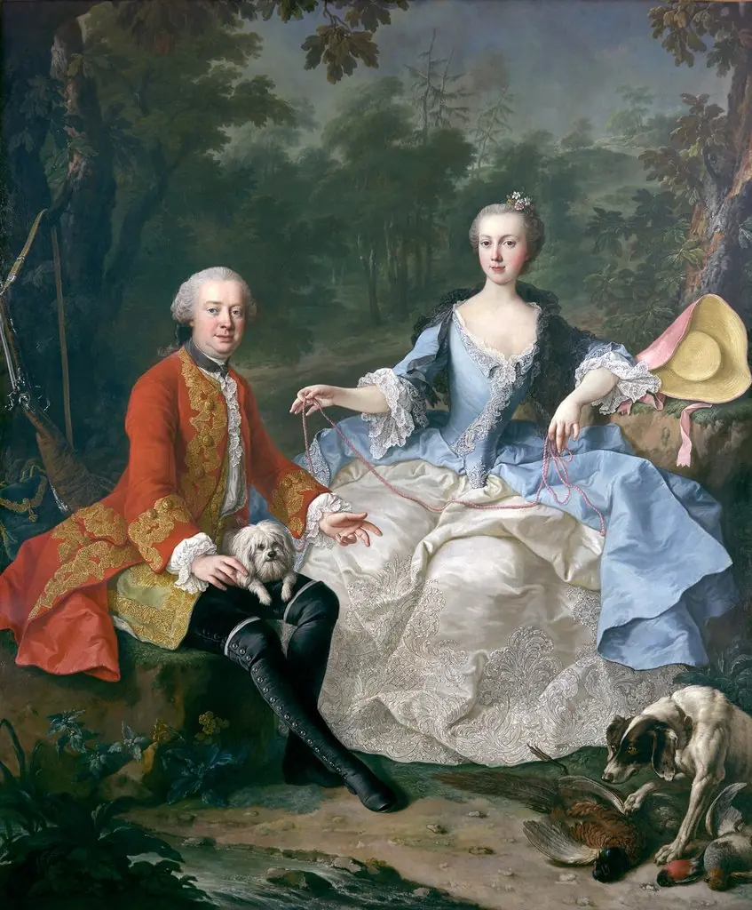 Count Giacomo Durazzo in the Guise of a Huntsman with His Wife
