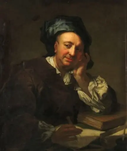 Pictorul Gottfried Auerbach, by Martin van Meytens