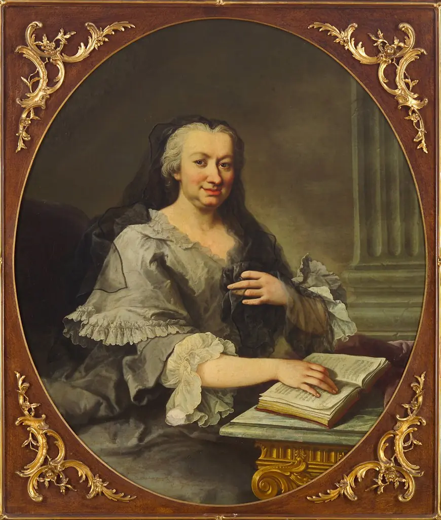 Portrait of Maria Karolina Gräfin Fuchs (1681-1754), by Martin van Meytens