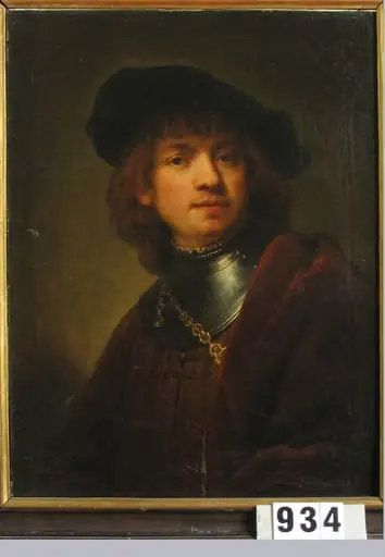 Autoportret cu guler de fier (în Reg. Inv.: Autoportret), by Martin Van Meytens cel Tânăr