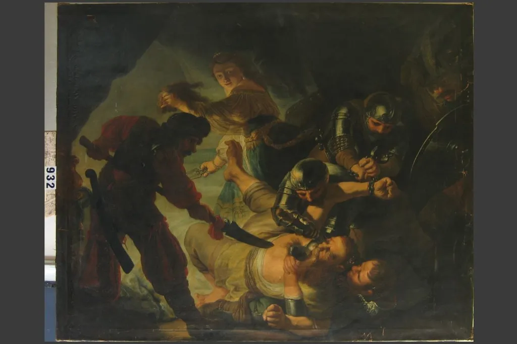Orbirea lui Samson, by Martin Van Meytens cel Tânăr, unspecified