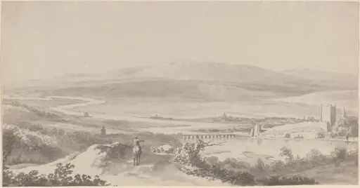 Panorama of the Danube near Grinzing, by Martin von Molitor