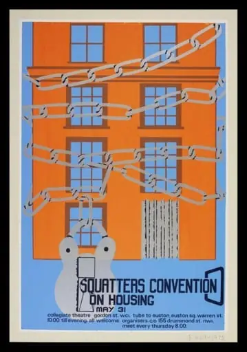 Squatters Convention on Housing, by Martin Walker