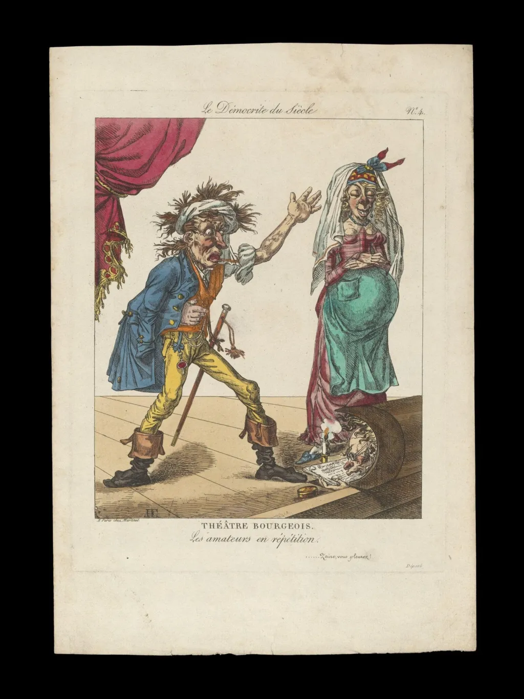 H Beard Print Collection, by Martinet, 1750