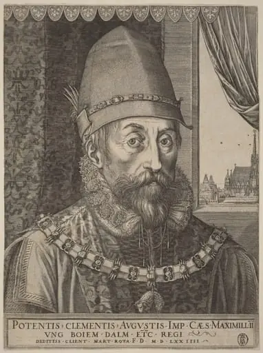 Emperor Maximilian II, by Martino Rota