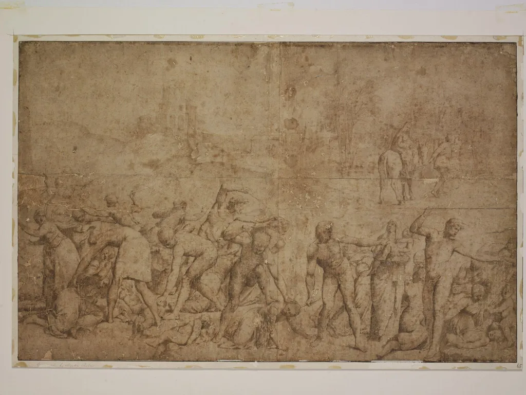 Massacre of the Innocents, by Martino Rota, 1550