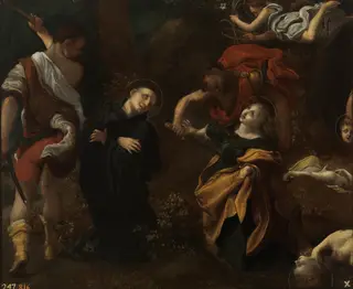 Martirio de los santos Plácido, Flavia, Eutiquio y Victorino