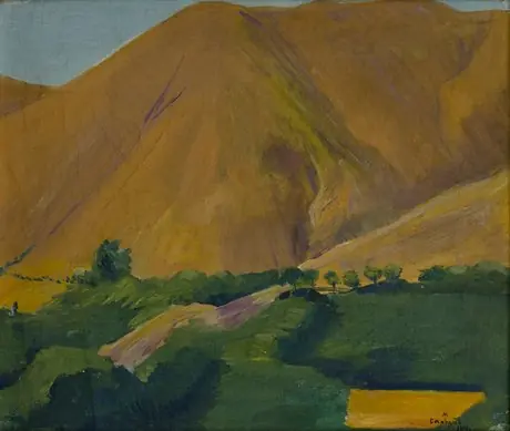 Armenian landscape, by Martiros Saryan