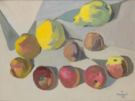 Fruits, by Martiros Saryan