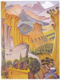 Hayastan, by Martiros Saryan, unspecified, 1923