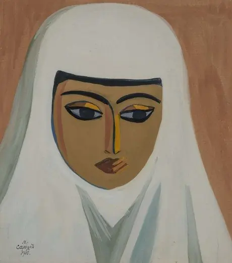 Portrait of a Persian woman, by Martiros Saryan