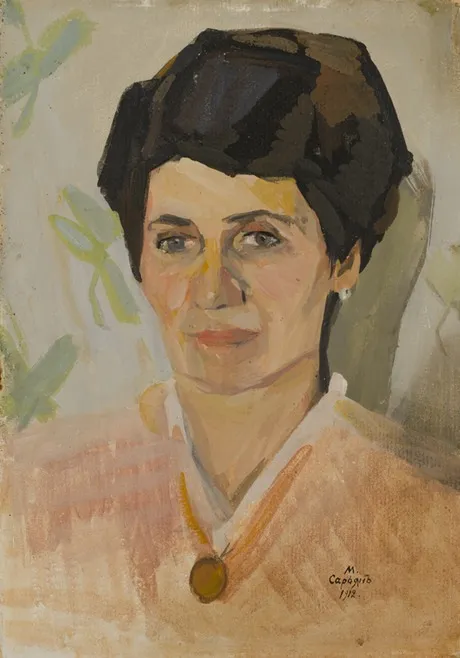 Portrait of M. D. Manucharyan, by Martiros Saryan, tempera, 1912
