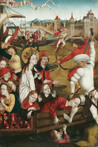 Martyrdom of Saint Ursula and her companions, by Unknown