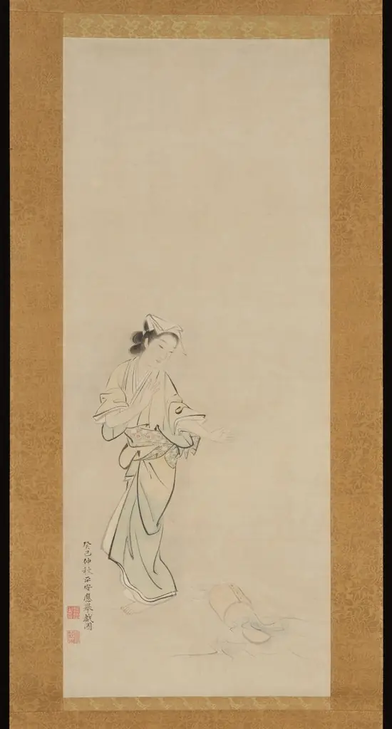 Lady Chiyono, by Maruyama Ōkyo 円山応挙