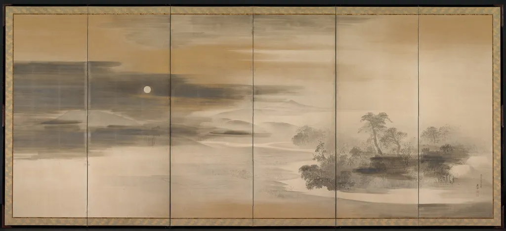 Summer Night; Winter Day, by Maruyama Ōkyo 円山応挙, unspecified, 1792