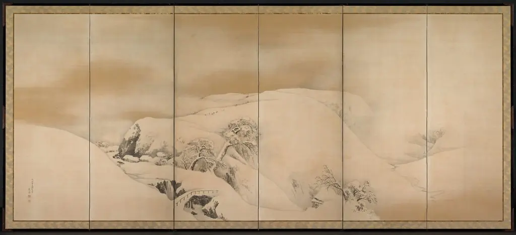 Winter Day, by Maruyama Ōkyo 円山応挙