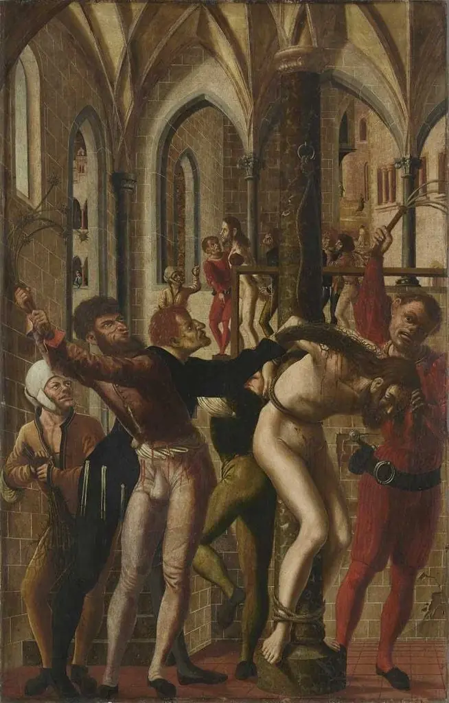 Jakobus-Stephanus-Altar: Geißelung Christi, by Marx Reichlich