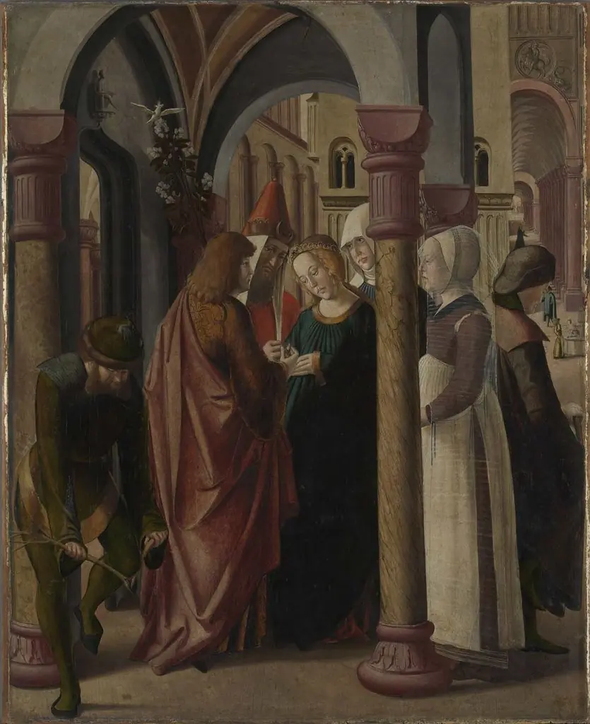 Marienaltar: Vermählung Mariae, by Marx Reichlich