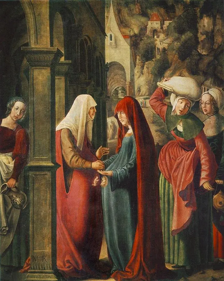 Meeting of Mary and Elisabeth, by Marx Reichlich