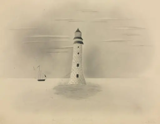 Eddystone Lighthouse, by Mary Altha Nims