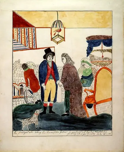 The Prodigal Son Taking Leave of His Father, by Mary Ann Willson