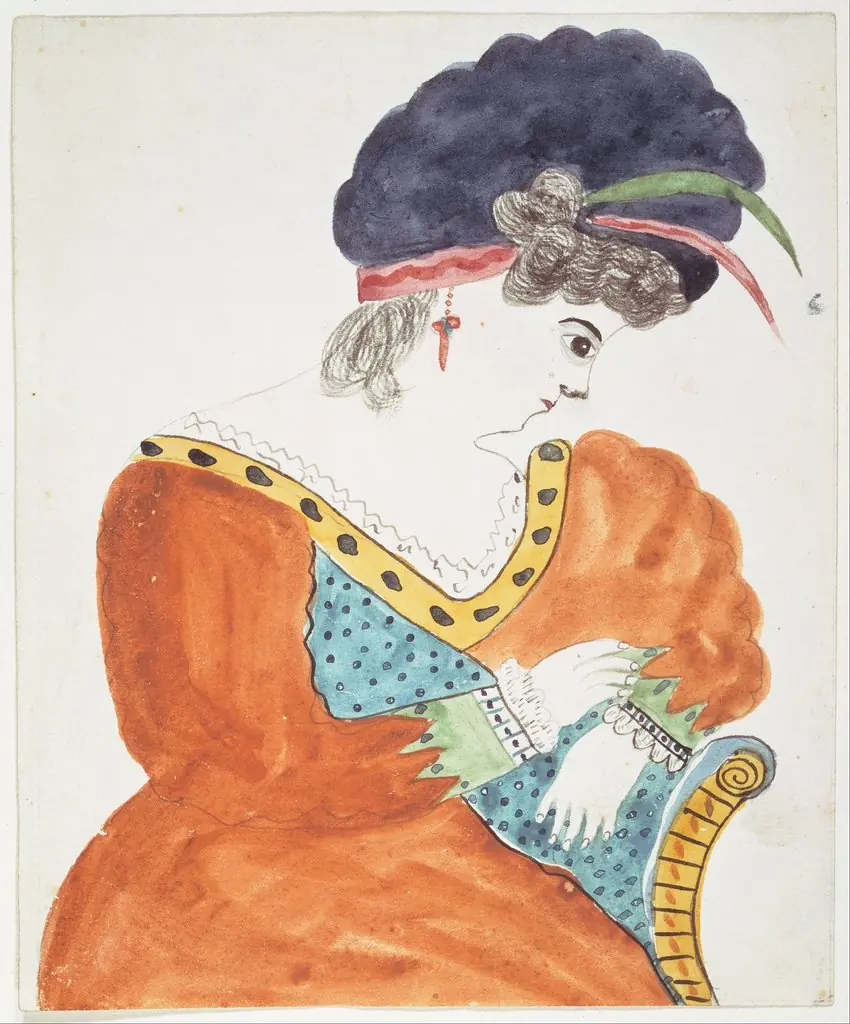 Young Woman Wearing a Turban, by Mary Ann Willson