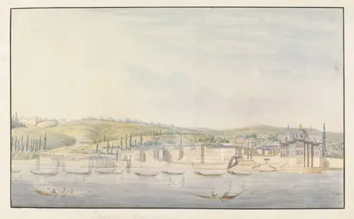 Former Dolmabahçe Palace and Mosque, by Mary Anne Turner