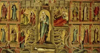 Mary as Throne of Salomon, by Unknown