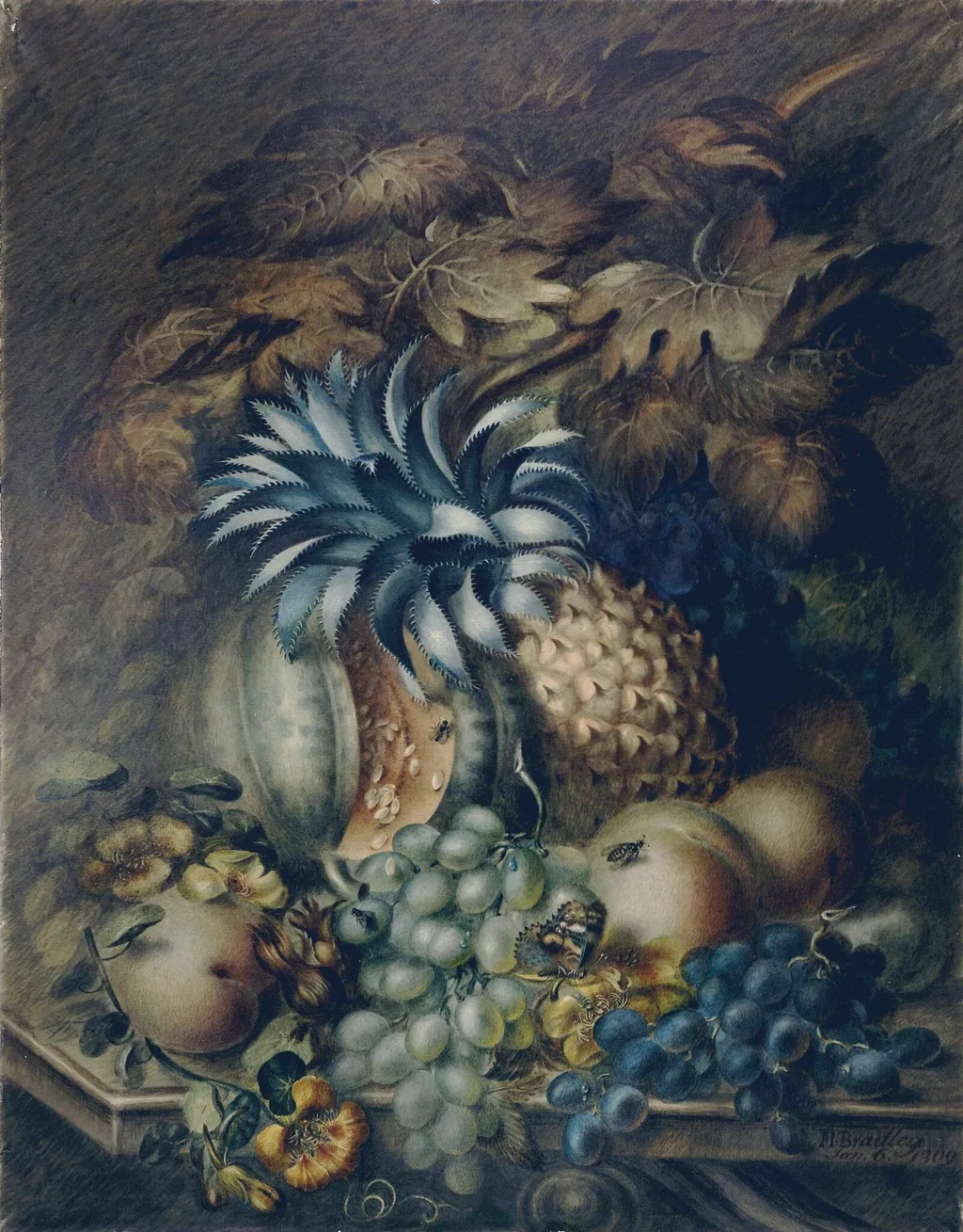 Untitled, by Mary Bradley, watercolor, 6