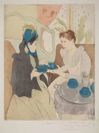 Afternoon Tea Party, by Mary Cassatt