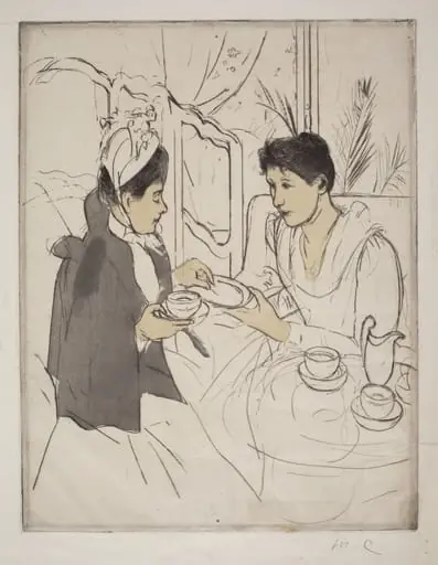 Afternoon Tea Party, by Mary Cassatt