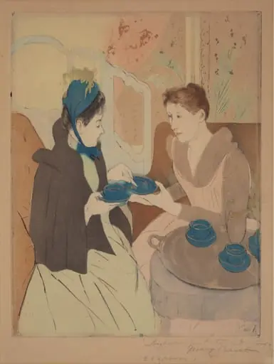 Afternoon Tea Party, by Mary Cassatt