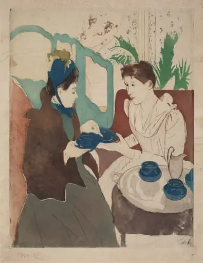 Afternoon Tea Party, by Mary Cassatt