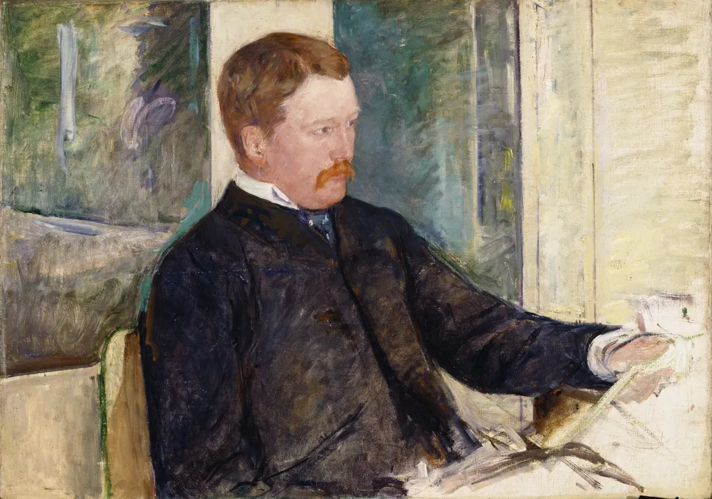 Alexander J. Cassatt, by Mary Cassatt, oil, 1890