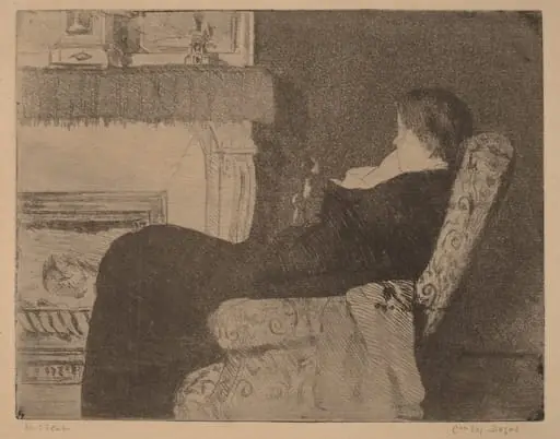 Before the Fireplace (No. 1), by Mary Cassatt