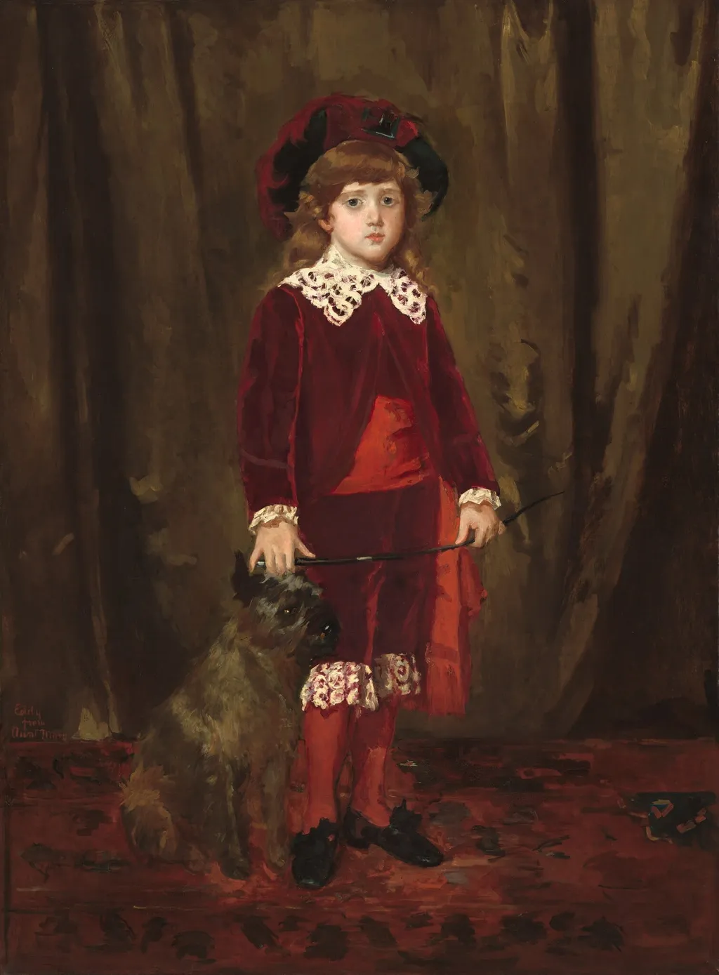 Eddy Cassatt (Edward Buchanan Cassatt), by Mary Cassatt, oil, 1875