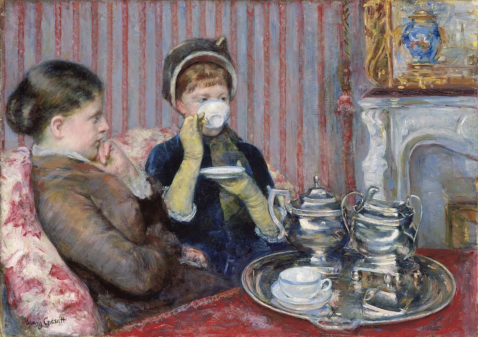 Five O'Clock Tea — Mary Cassatt