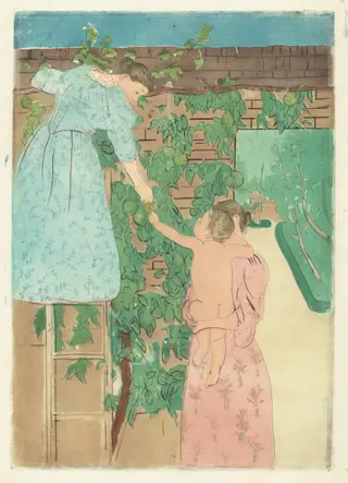 Gathering Fruit, by Mary Cassatt, 1893