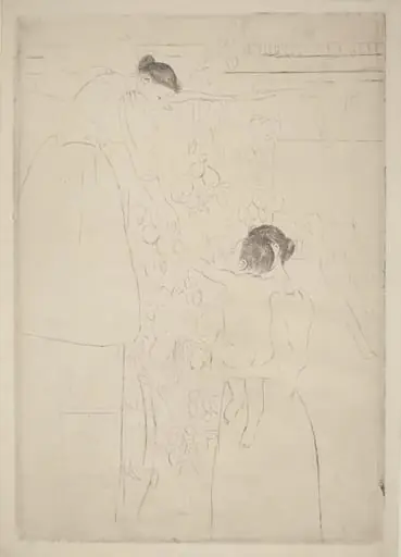 Gathering Fruit, by Mary Cassatt