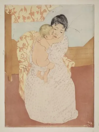 Maternal Caress, by Mary Cassatt