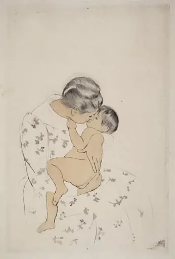 Mother's Kiss, by Mary Cassatt