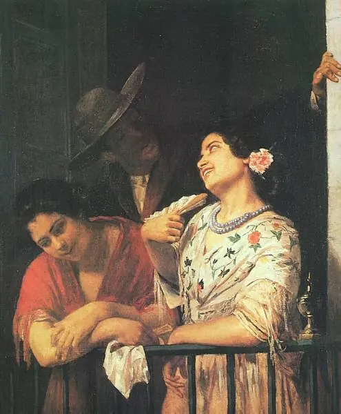 On the Balcony, by Mary Cassatt
