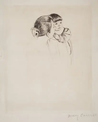 Peasant Mother and Child, by Mary Cassatt